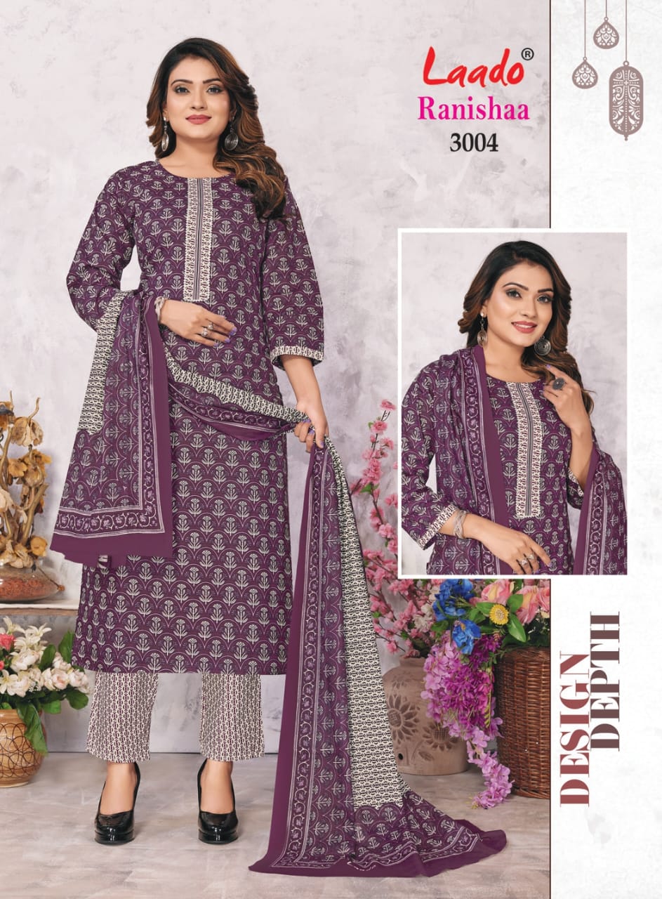 Laado Ranishaa Vol 3 Printed Jaipuri Readymade Suits
